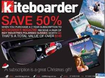KBM subscription offer - Free Sunnies - Kitesurfing News